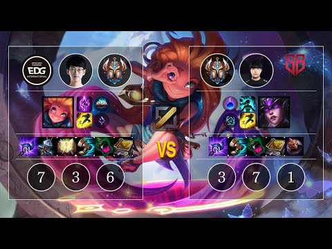 EDG Scout Zoe vs SB FATE Syndra Mid - KR Patch 10.12