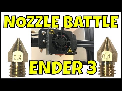 Creality Ender 3 - 3D Print Fine Detail Using Smaller Nozzle