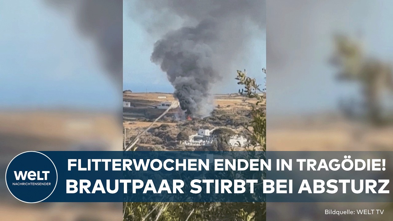 GRIECHENLAND: Britisches Brautpaar stirbt bei Hubschrauberabsturz – Ursache des Unglücks noch unklar