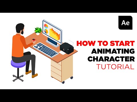Character Animation Tutorial in After Effects No Third Party Plugin