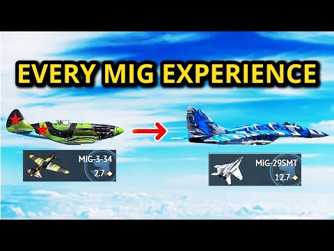 1 KILL WITH EVERY MIG INGAME (from Low tier to Top tier)