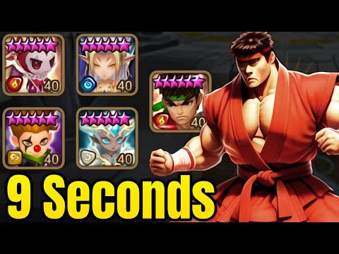 He needs Exactly 9 Seconds to Cleave his Opponents - Summoners War