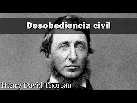 Civil disobedience: Henry David Thoreau.