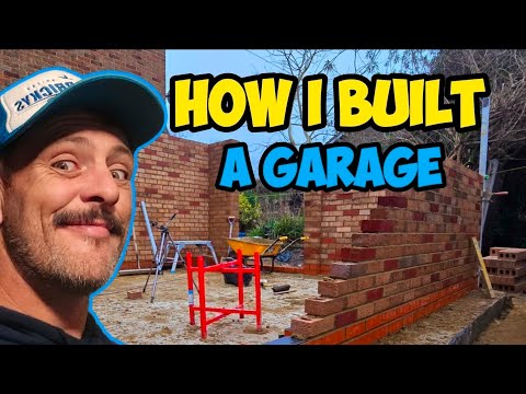 I BUILT A GARAGE IN 5 DAYS ON MY OWN! #constructionchannel #bricklaying #building 