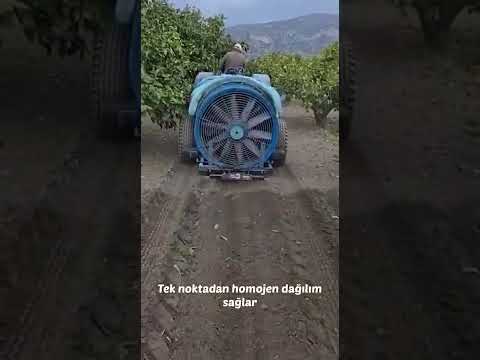 Kadıoğlu Nano Ot İlaçlama Aparatı İle Meyve Bahçesi\'nde Herbisit Uygulaması