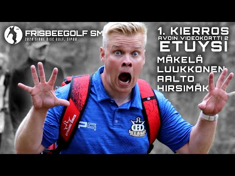 FRISBEEGOLF SM 2020 - 1. kierros avoimen luokan 1. videokortti ETUYSI