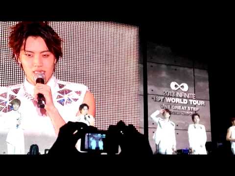131019 OGSMY INFINITE dongwoo endingspeech english