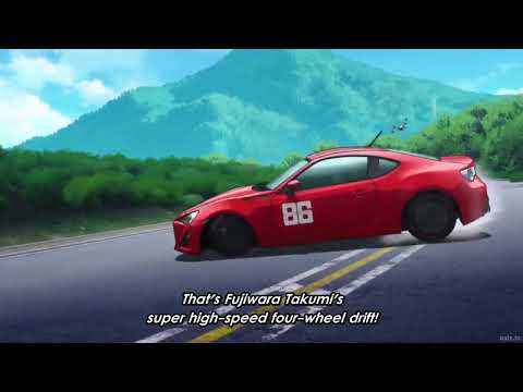 Takumi's four wheel drift (MF Ghost clip)