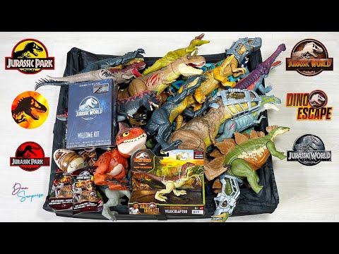 Colossal Box of 110 Dinosaurs from Jurassic World Camp Cretaceous Toys and more!