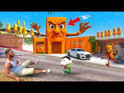 Franklin Shinchan Found Tung Tung Sahur In A Underground Cave | Gta 5 Bangla Gameplay