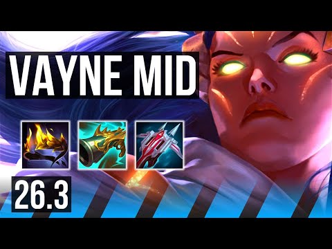 VAYNE vs YASUO (MID) | First Strike, 56K damage, 6k gold comeback | EUW Master | 26.3