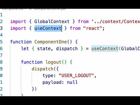 78. Context API - building a datastore in React app - Redux alternative