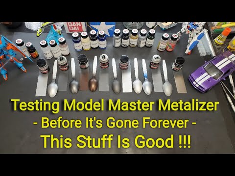 Testing Model Master Metalizer Paints - Before They're Gone Forever