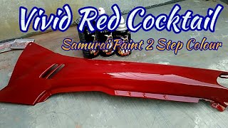 Warna Merah Samurai Paint Vivid Red Cocktail