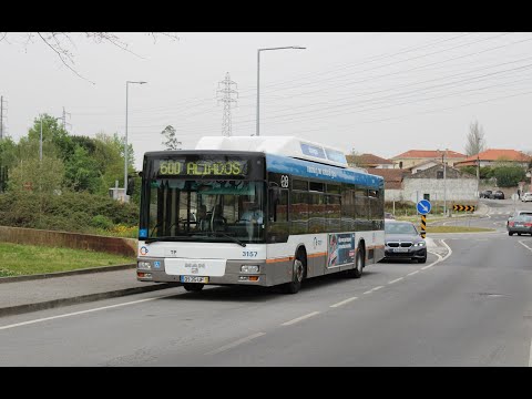 3157 STCP - MAN NL313 CNG Salvador Caetano CityGold MAN 2KD - Linha / Line 602 Parte  / Part 1