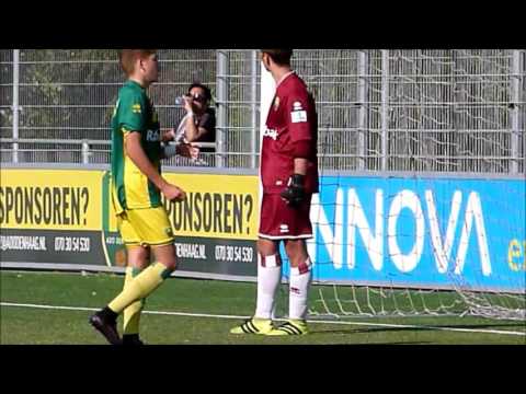 Kay Hilverink, wedstrijd 24-09-2016, ADO Den Haag O17 - FC Groningen O17