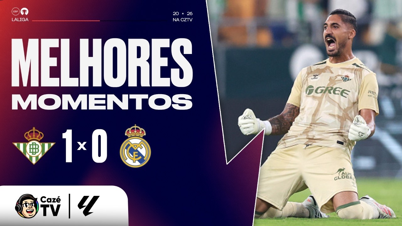 MELHORES MOMENTOS: REAL BETIS 1 X 0 REAL MADRID | LALIGA 26/27 | 4ª RODADA