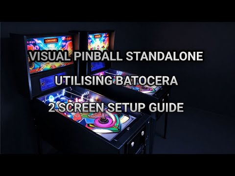 Batocera pinball cabinet 2 screen setup