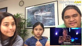 Family Reacts to Natasia GreyCloud sings God Is a Woman -  The Voice 2018 Live Playoffs Top 24