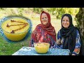 Iranian Traditional Saffron Rice Pudding Dessert (Sholezard)