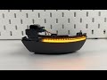 LED dynamické smerovky - VW Polo 6R/6C - Video Youtube