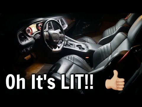 How To Install Diode Dynamics Interior LED Kit In A Dodge Challenger Hellcat (6000K Cool White)