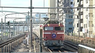 EF81 81牽引 E26系 カシオペア紀行 仙台発上野行きラストラン さいたま新都心駅通過