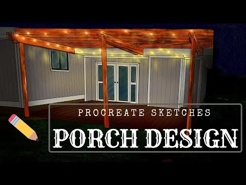 Porch Design on iPad