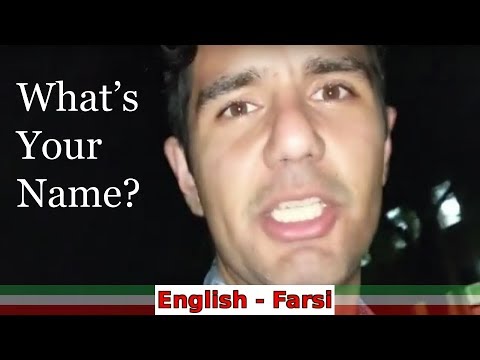 Greeting In Farsi: What's Your Name? My Name is ...  #LearnFarsi #SpeakPersian