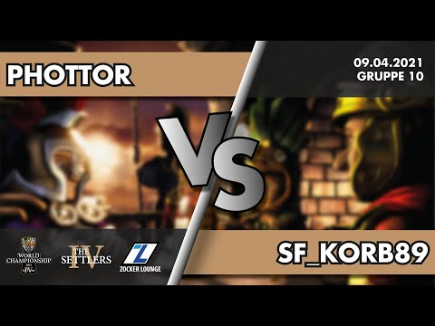 Phottor vs. SF_Korb89 - THE SETTLERS IV WORLD CHAMPIONSHIP 2021