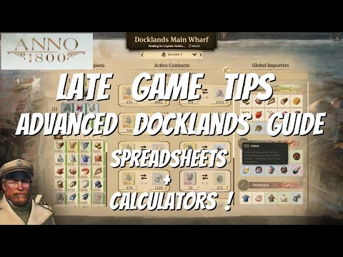 Advanced Docklands Guide,  Anno 1800 Late game tips