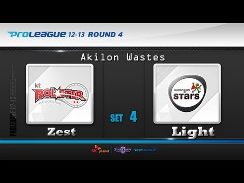 [0504] Zest(KT) vs Light(Woongjin) PvT 4SET  Akilon Wastes - Stracraft 2,esportstv,SPL