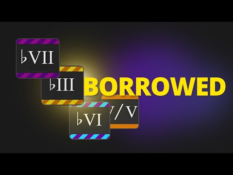 How To Use Borrowed Chords In Major Key Chord Progressions