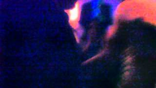 Bride and groom in center of horah