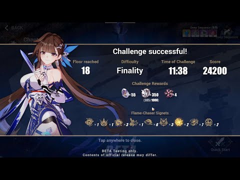 [Honkai Impact 3 Beta 6.1] Sushang Jade Knight Finality ER Cloud Cutter Build