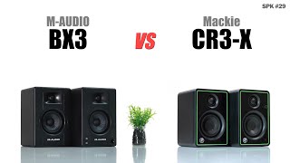 $186 - M-AUDIO BX3 vs $100 - Mackie CR3-X / Sound Comparison