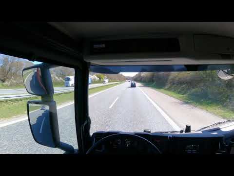 PoV Driving Scania P410 Car Carrier - 23-04-2021 #4 Vamdrup - Næstved - Long drive