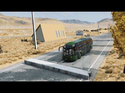 Car vs Ledge - BeamNG.Drive