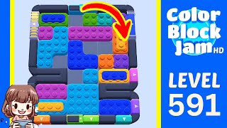 Solution du Niveau 591 de Color Block Jam