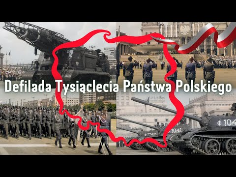 Warszawa - Defilada Tysiąclecia Państwa Polskiego w 1966 roku / Historia Polski