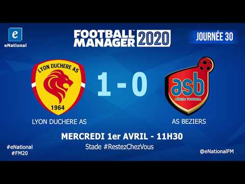 eNational FM20 J30 | Lyon Duchère AS - AS Béziers (1-0)