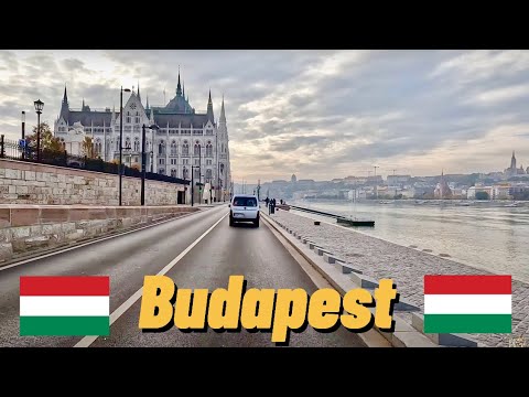 Driving a tour of the Hungarian capital, Budapest