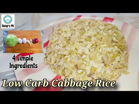 Cabbage Rice | Low Carb, Keto Budget Friendly Recipe | Hungry PH | ep. 11
