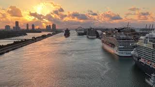 Resilient Lady leaving from Miami after had a medical emergency.