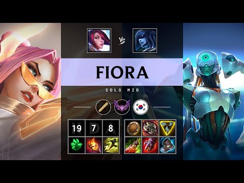 Fiora Mid vs Lissandra - KR Master Patch 25.04