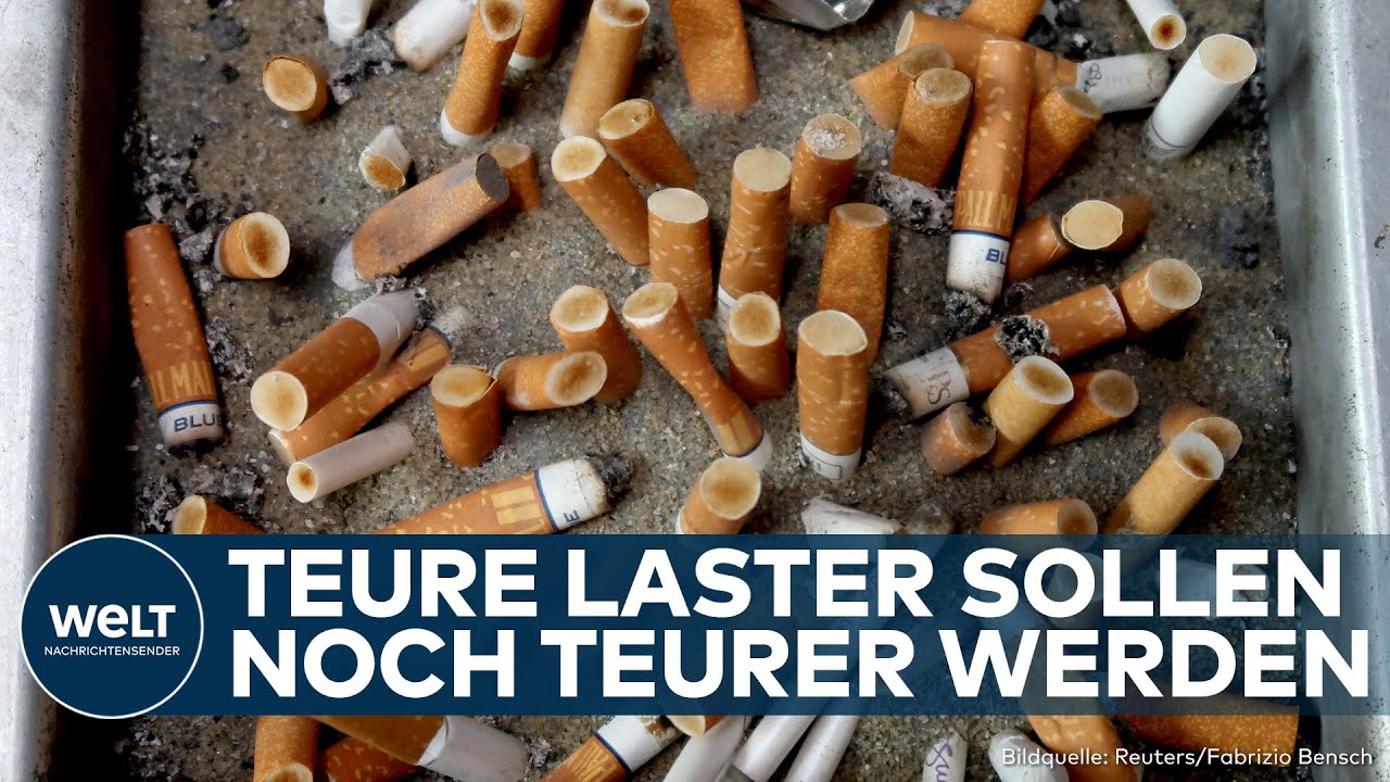 DEUTSCHLANDS GESUNDHEIT: Kassenärztechef fordert höhere Preise für Tabak und Alkohol!