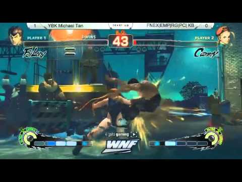 WNF2014 1.8 - Michael Tan (Fei Long) vs. K-Brad (Cammy) - AE Losers Final
