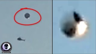 Helicopter CIRCLES Mystery &quot;Sphere&quot; Over LA! 9/2/17