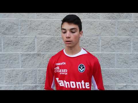 TOMMASO NAPPO attaccante UNDER 17 GIANA ERMINIO e marcatore del gol del pareggio con l'AlbinoLeffe