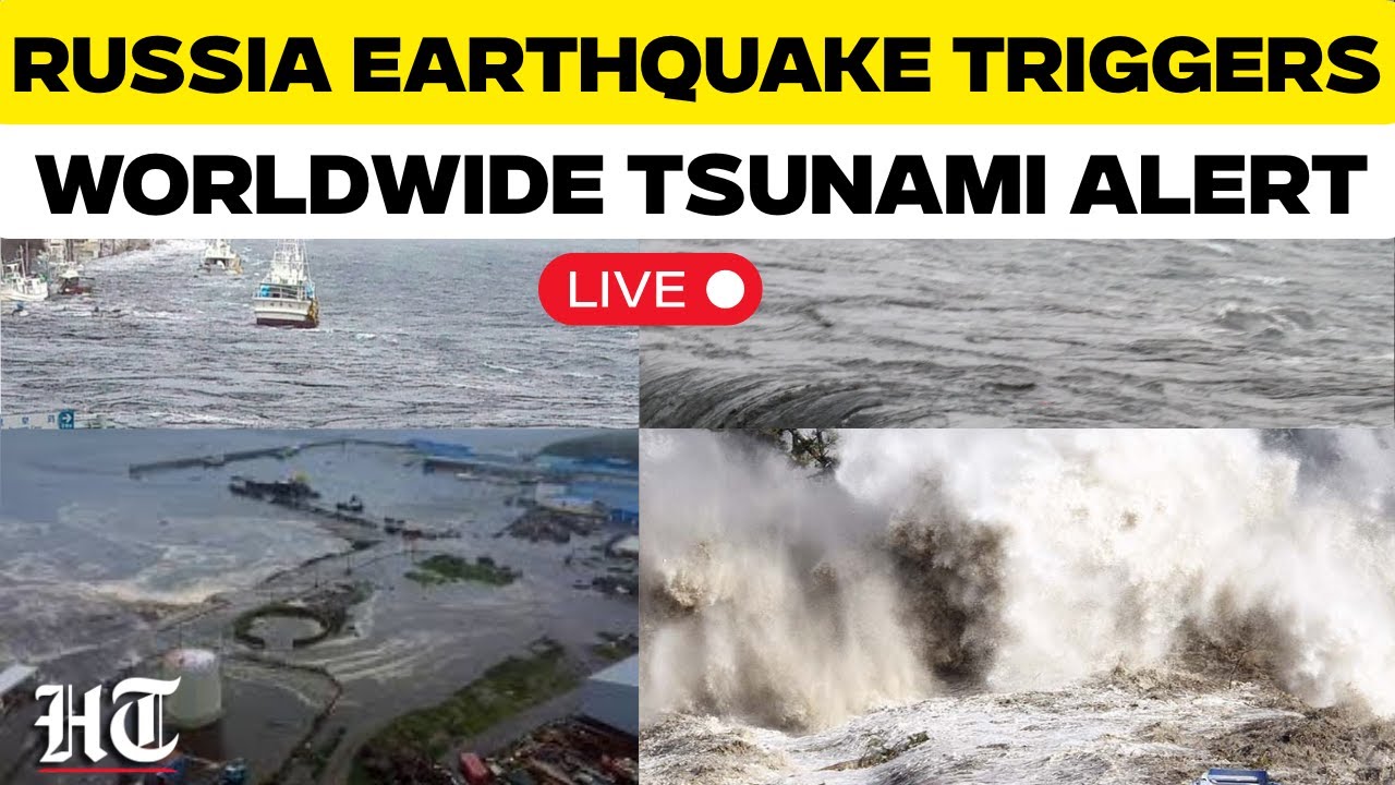 Tsunami Alert News Live | Sixth-Largest Earthquake on Record Triggers Global Tsunami Warnings